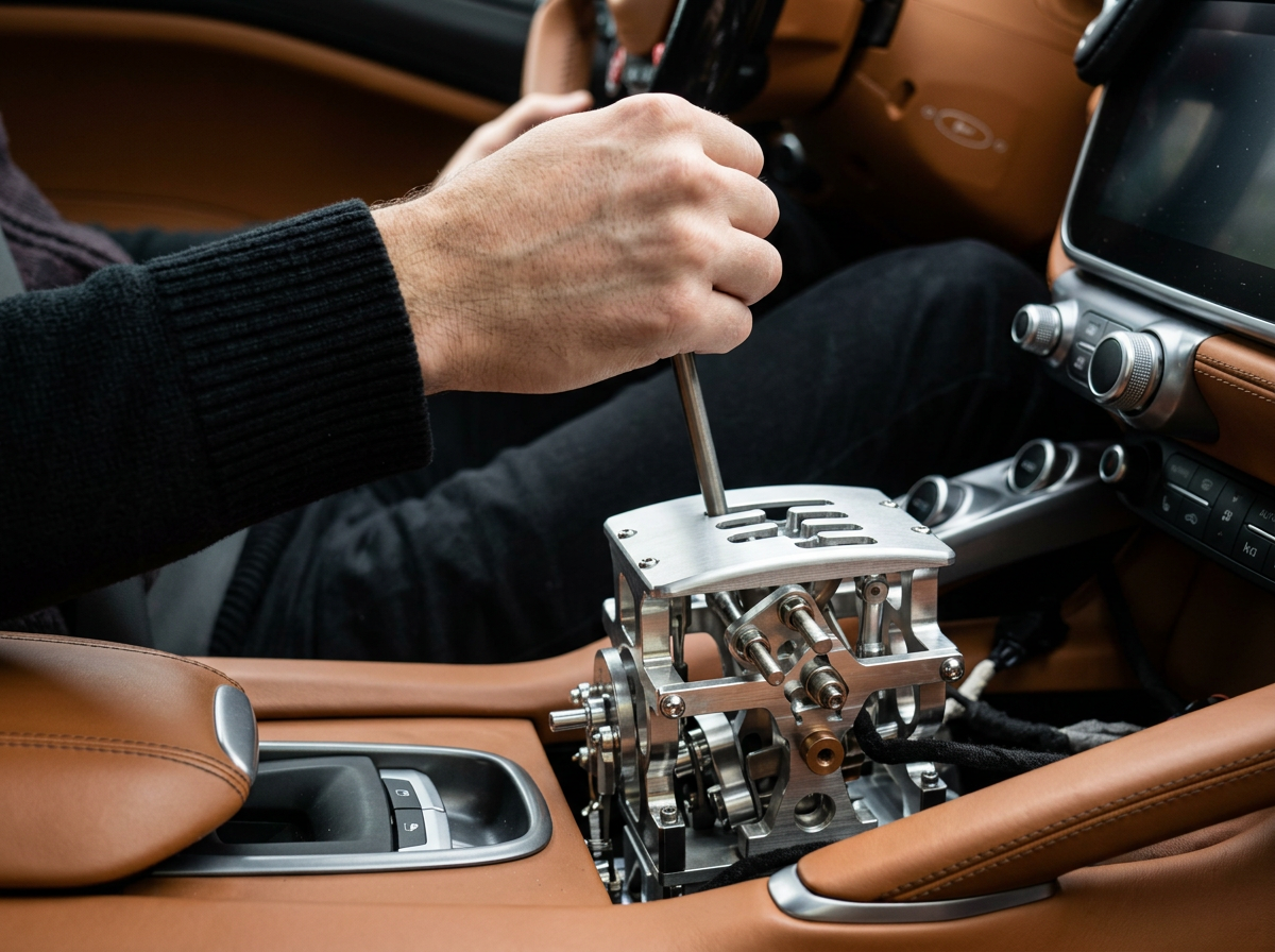 Driver operating the Quickshift